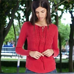 Lucky brand boho style top